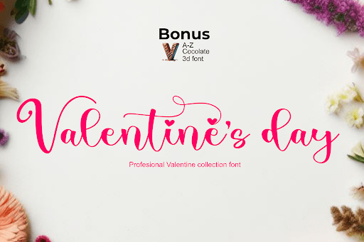 Valentine's Day Font by Infontree