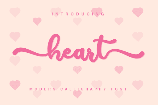 Heart Font by alphArt