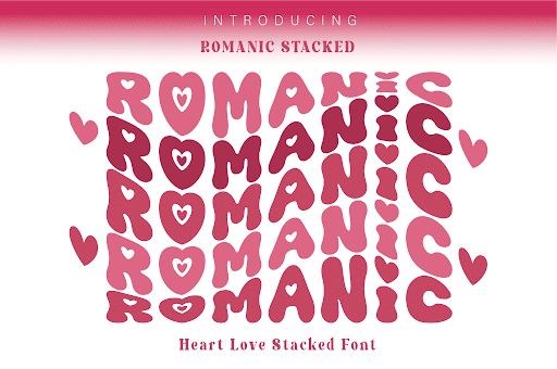 Romanic Font by SVG Bloom