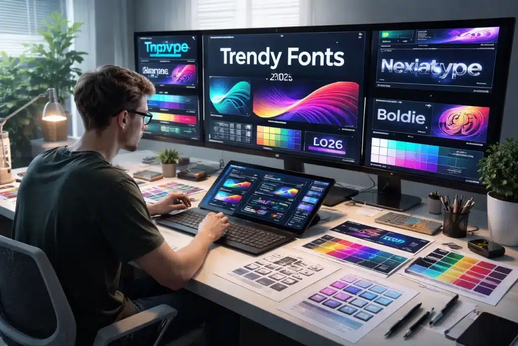 Featured image for Top Typography and Font Trends Designers Should Know in 2026