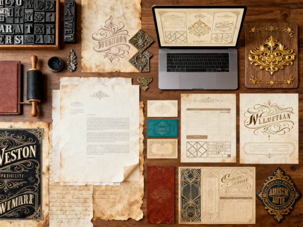 Featured image for 34 Best Vintage Typography Fonts on Canva