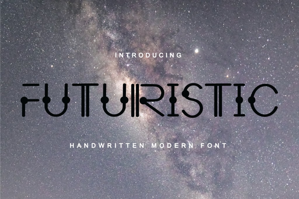 Featured image for Futuristic Font by hl_studio · Creative Fabrica