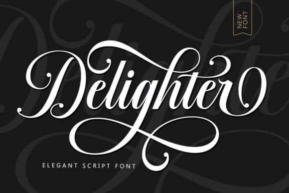 Featured image for Delighter Font by Mastertype · Creative Fabrica