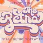 Featured image for The Retro Font by Densu Creative · Creative Fabrica