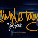 Featured image for Simple Tags Font by Gassstype Studio · Creative Fabrica