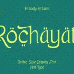 Featured image for Rochayati Font by Hatf Type · Creative Fabrica
