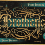 Featured image for Brotheric Font by Burntilldead · Creative Fabrica