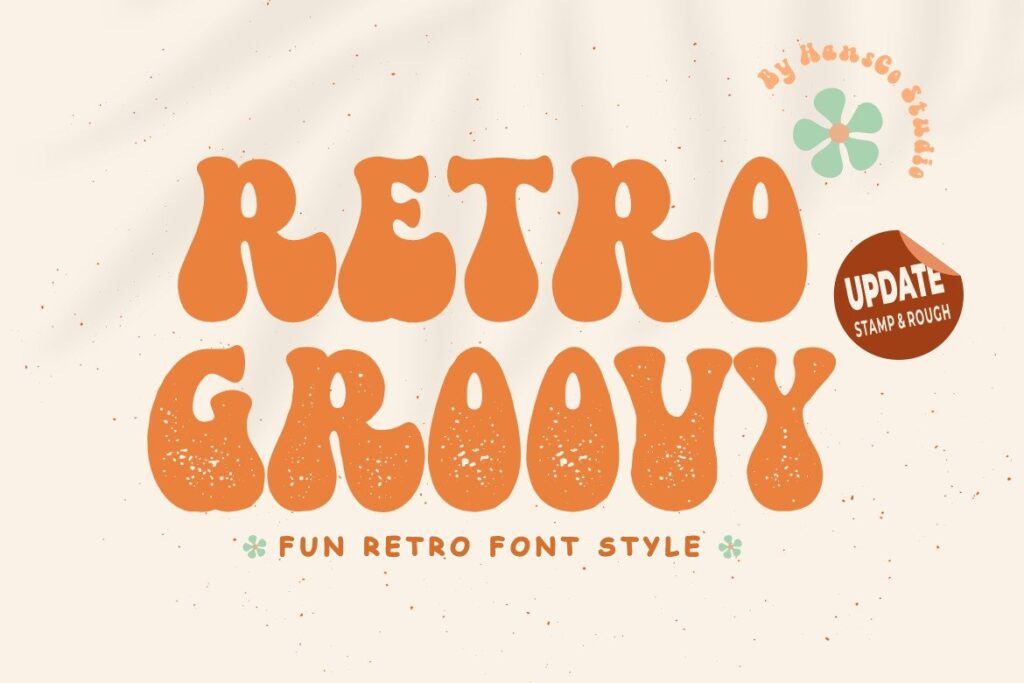 Featured image for Retro Groovy Font by HansCo
