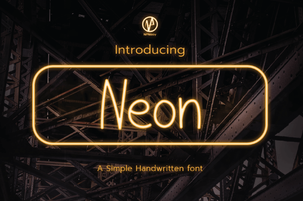 Featured image for Neon Font by NPNaay
